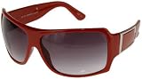 JLO by Jennifer Lopez Oversized Alessandra Sunglasses, O/S, Red, 66367659