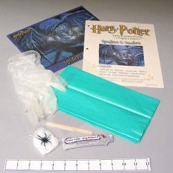 HARRY POTTER HOGWARTS SPELLS AND POTIONS CHAMBER OF SECRETS SPIDERS AND SNAKES CLINGY CREATURES, SPIDER WEB, AND MAGIC TRICK SNAKE SKIN WINDSOCK ACTIVITY SCIENCE KIT