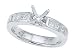 0.65 cts Princess Diamonds Engagement Ring - Platinum, 18kt White or Yellow Gold