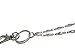ATLanyards Solid Long Chain Oval Lanyard- Stainless Steel Chain Lanyard