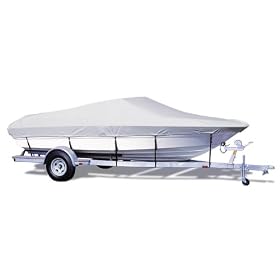 Taylor Made Products Trailerite Semi-Custom Boat Cover for V-Hull Runabout Boats with Outboard Motor by