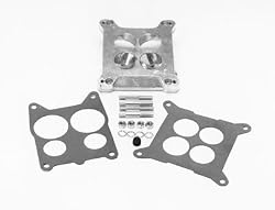 Edelbrock 2696 Four-Hole Square-Bore to Spread-Bore Carburetor Adapter