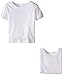Danawear Little Girls' White 3 Pack Girls Undershirt