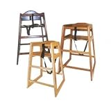 Hi-Chair, stacking, mahogany finish, (shipped knocked down)