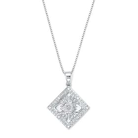 Sterling Silver Diamond Vintage Necklace