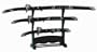 Valor Sword Set Dragon Handle(3) Black w/stand