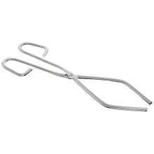 American Educational Nickel Plated Steel Beaker Tong with Uncoated Jaw, 10" Overall Length (Bundle of 5)