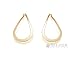 Ed Levin Gold Teardrop Earrings