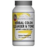 Herbal Colon Cleanser & Tonic - All Natural Cleanse - 100 Capsules