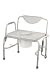 Oversized Heavy Duty Bariatric Drop Arm Bedside Commode Chair