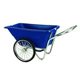 Utility Cart 8.0 cu. ft. 16 Flat-Proof Spoke Tires (Blue Tub) by EZ Haul Cart
