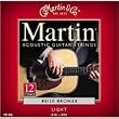 Martin M190 Light 12-String Acoustic Guitar Strings