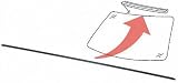 00-02 AUDI S4 FRONT GLASS WEATHERSTRIP, Windshield Moulding, Upper Reveal, Black (2000 00 2001 01 2002 02) A451702 8D0845131E01C