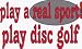 play a real sport! Play disc golf Apron