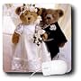 Wedding - Bride and Groom Bears - Mouse Pads