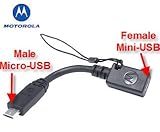 Motorola Mini-USB to Micro-USB Charger Adapter