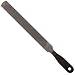 Nicholson Hand File (Carded), American Pattern, Single/Double Cut, Rectangular, Fine, 8" Length