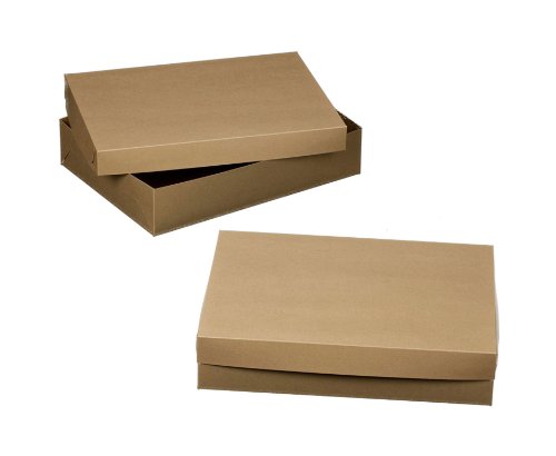 Dress My Cupcake 2-Piece Cupcake Box with Holder for 12 Jumbo Cupcakes, Brown, Set of 100