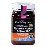 Wedderspoon Organic - Manuka Honey 100% Raw Organic Unpasteurized Active 16+ - 17.6 oz. ( Multi-Pack)