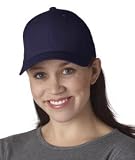 Flexfit 6-Panel Structured Mid-Profile Cap - NAVY - Small / Medium