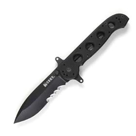 Columbia River Knife and Tool's M21-14SFG Special Forces Big Dog Deep-Bellied Spear Point Knife with Veff Serrated Blade