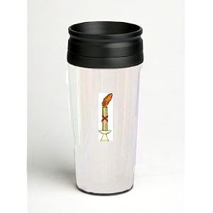 16 oz. Double Wall Insulated Tumbler with Greeke candle - Paper Insert by SHOPZEUS