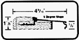 M-D Building Products 76265 Adjustable Oak Sill - Inswing