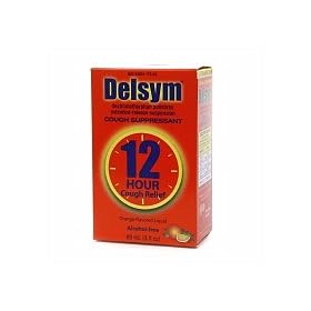 Delsym Cough Suppressant, 12 Hour, Orange Flavored Liquid