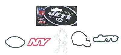 Forever Collectibles NFL New York Jets Logo Bandz 2nd Version