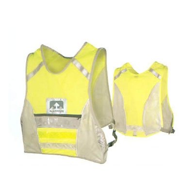 Buy Nathan L.E.D. Runner's Reflective Vest (Neon Yellow Grey) by Nathan