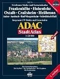 ADAC Stadtatlanten, Großraum Städte- und Gemeindeatlas Frankenhöhe, Hohenlohe, Ostalb, Crailsheim, Heilbronn: Mit Aalen, Heidenheim, Künzelsau und ... 179 Städte und Gemeinden. 1:20000. GPS-genau