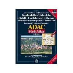 ADAC Stadtatlanten, Gro�raum St�dte- und Gemeindeatlas Frankenh�he, Hohenlohe, Ostalb, Crailsheim, Heilbronn: Mit Aalen, Heidenheim, K�nzelsau und ... 179 St�dte und Gemeinden. 1:20000. GPS-genau