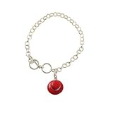 Hat Charm Bracelet in Red