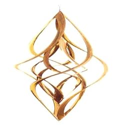 Double Helix Copper Wind Spinner 14"