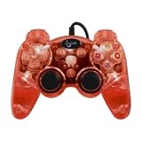 Playstation 3 Lava Glow Wired Controller without Rumble - Red