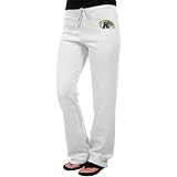 NCAA Kent State Golden Flashes Ladies White Logo Applique Sweatpant-
