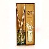 Enchanted Meadow Zen Garden Aromatherapy Natural Fragrance Reed Diffuser Gift Set in Ginger and Green Tea