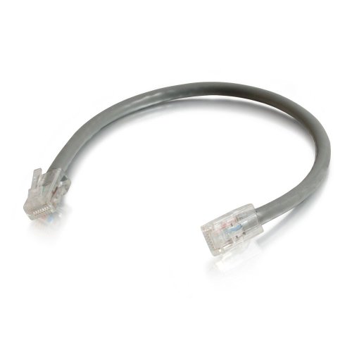 C2G / Cables To Go 22672 Cat5E Non-Booted Unshielded (UTP) Network Patch Cable, Gray (3 Feet/0.91 Meters)