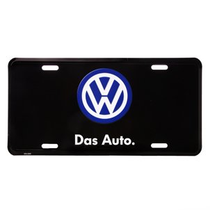 VW DAS AUTO LICENSE PLATE