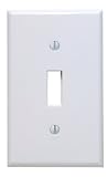 Leviton 001-88001-WHT Smooth Plastic Wallplate