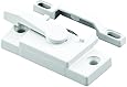 Prime-Line Products F 2744 Sash Lock, Diecast Construction, White Powder Coat, Used on Single & Double Hung Windows