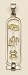 Egyptian Silver HEALTH LIFE & HAPPINESS Cartouche - with 18K gold symbols - Open Style Small