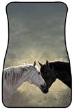 Hearts Desire Horses Western Adeline Halverson Car/Truck/SUV Mats Floormats Set/2