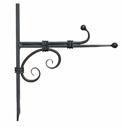 12" Black Forged Bracket