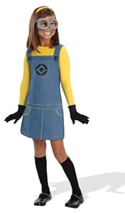 Rubies Costume Co  Despicable Me 2, Deluxe Girls Minion Costume, Medium