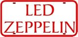 LED ZEPPELIN LICENSE PLATE rock car sign
