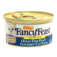 Friskies Fancy Feast Sliced Ocean Fish Feast Gourmet Cat Food- net wt. 3 oz., case of 24 by Fancy Feast