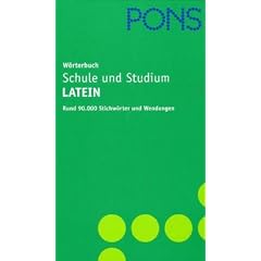 PONS Globalw�rterbuch Lateinisch-Deutsch