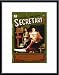 Secretary, Art Poster with Metal Frame, poster size: 11 x 17