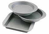 Farberware 3-Piece Carbon-Steel Nonstick Bakeware Set